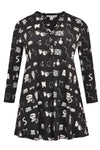 Tunic ACCESSORY wide bottom - black - #4
