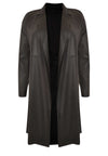 Cardi-blazer FAKE SUEDE - black - #4