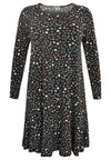 Dress frilled bottom STARLIGHT - black - #2