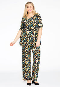 Tunic flare FRUITY - black - #1