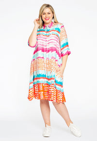 Blouse-dress A-line WAVE - multi - #1