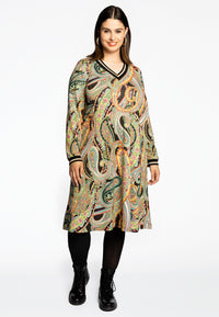 Dress A-line PAISLEY - multi - #1