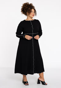 Dress CRINCLE - black - #1