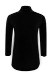 Tunic A-line v-neck DOLCE - black - #3