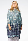 Blouse wide long LUGO - blue - #2