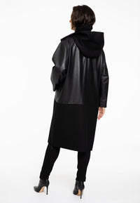 Jacket WOOL / LEATHER - black - #3