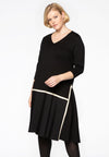 Dress plissé frill - black - #2