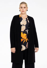 Cardigan A-line - black - #2