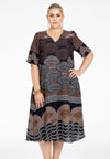 Dress A-line MOCHA - brown - #2