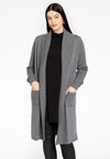 Cardigan rib collar - grey - #2