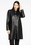 Blouse LEATHER - black