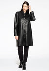 Blouse LEATHER - black