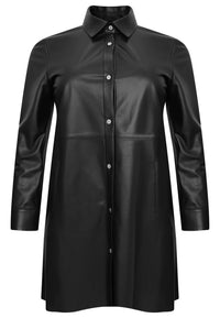 Blouse LEATHER - black - #4