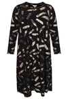 Dress with pleats GRACE - black - #4