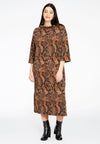 Dress turtle neck BOA - brown - #2