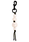 Key chain pearl - white