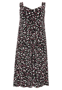 Dress puckering BELLIS - black - #2