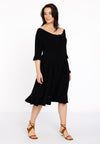 Dress wide neck DOLCE - black - #5