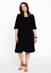Dress wide neck DOLCE - black - #1