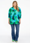 Tunic V-neck ACQUA - green