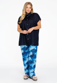 Blouse sleeveless - blue - #2