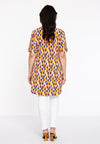 Tunic pleat HARLEQUIN - orange - #3