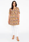 Tunic pleat HARLEQUIN - orange