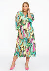 Dress A-line FANTASIA - yellow - #2