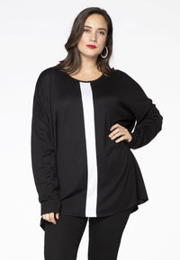 Pullover stripe wide - black - #2
