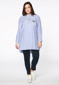 Blouse stripe - blue - #1