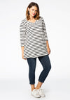 Tunic flare v-neck BRETON - ecru - #1