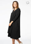 Dress pointy ORGANIC COTTON - black - #1