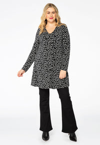 Cardigan wide bottom VENCE - black - #1