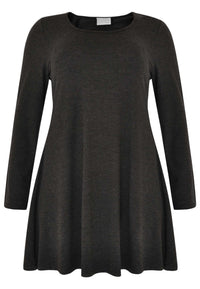 Tunic wide bottom MELEE - grey - #3