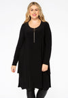 Tunic zipper neckline DOLCE - black - #1