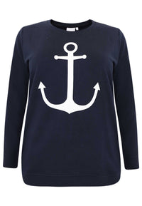 Sweater anchor - blue - #4