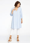 Tunic pintucks LINEN - indigo