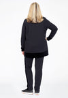 Sweatshirt velours cuffs - black - #3