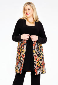 Cardigan with bow GRAPHIC - black - #2