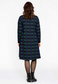 Dress zipper TARTAN - green - #3