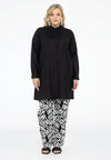 Blouse pockets LINEN - black