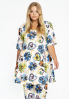 Tunic wide bottom ROSITA - white - #2