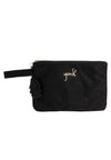 Lurex pouch - black