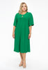 Dress A-line circle sleeve DOLCE - green  - #2