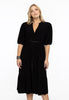 Dress puff sleeves DOLCE - black 