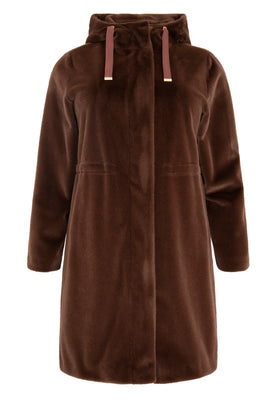 Parka faux fur - brown - #3