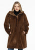 Parka faux fur - mid brown