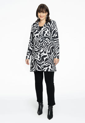 Long blazer ZEBRA - black  - #2