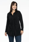 Blouse gathered front DOLCE - black