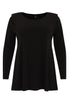 Tunic flare with shoulder pads DOLCE - black  - #3